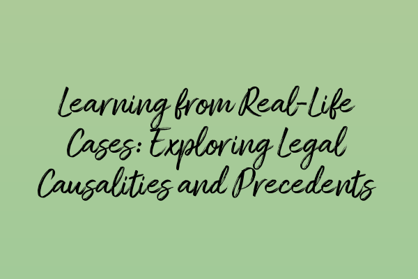 Featured image for Learning from Real-Life Cases: Exploring Legal Causalities and Precedents